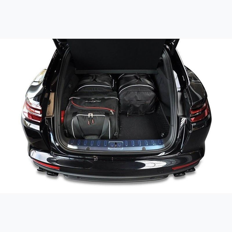 Zestaw toreb do bagażnika KJUST Porsche Panamera St E-Hybrid 2017+ 4 szt. czarny 13