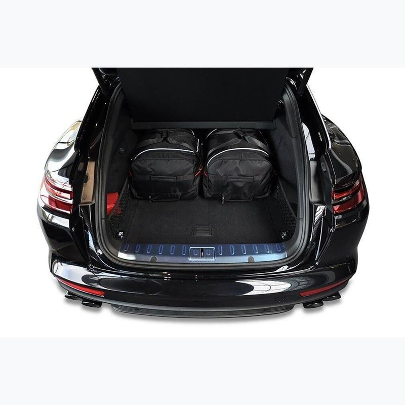 Zestaw toreb do bagażnika KJUST Porsche Panamera St E-Hybrid 2017+ 4 szt. czarny 14