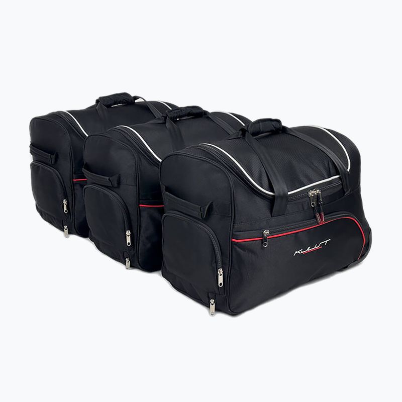 Zestaw toreb do bagażnika KJUST Peugeot E-2008 2019+ 3 szt. czarny 2