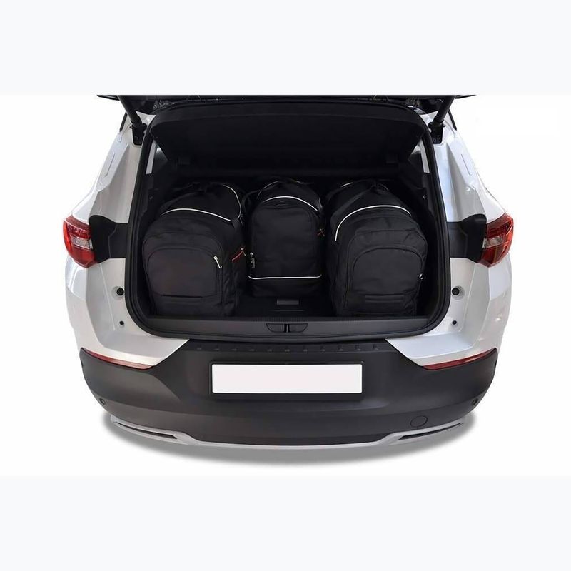Zestaw toreb do bagażnika KJUST Opel Grandland X Phev 2019+ 4 szt. czarny 12