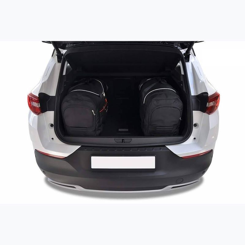 Zestaw toreb do bagażnika KJUST Opel Grandland X Phev 2019+ 4 szt. czarny 13