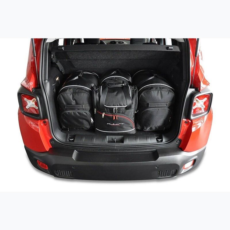 Zestaw toreb do bagażnika KJUST Jeep Renegade MHEV 2022+ 4 szt. czarny 15