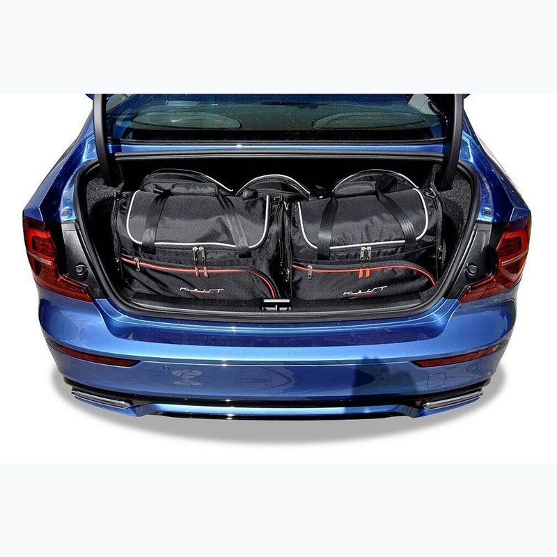 Zestaw toreb do bagażnika KJUST Volvo S60 Mhev 2020-2023 5 szt. czarny 17