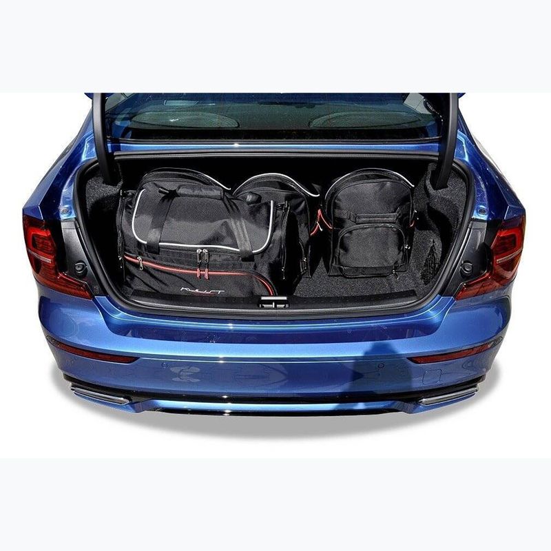 Zestaw toreb do bagażnika KJUST Volvo S60 Mhev 2020-2023 5 szt. czarny 18
