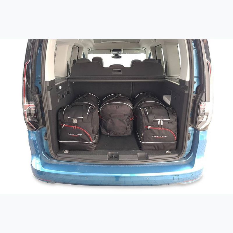 Zestaw toreb do bagażnika KJUST Volkswagen Caddy 2021+ 9 szt. czarny 19