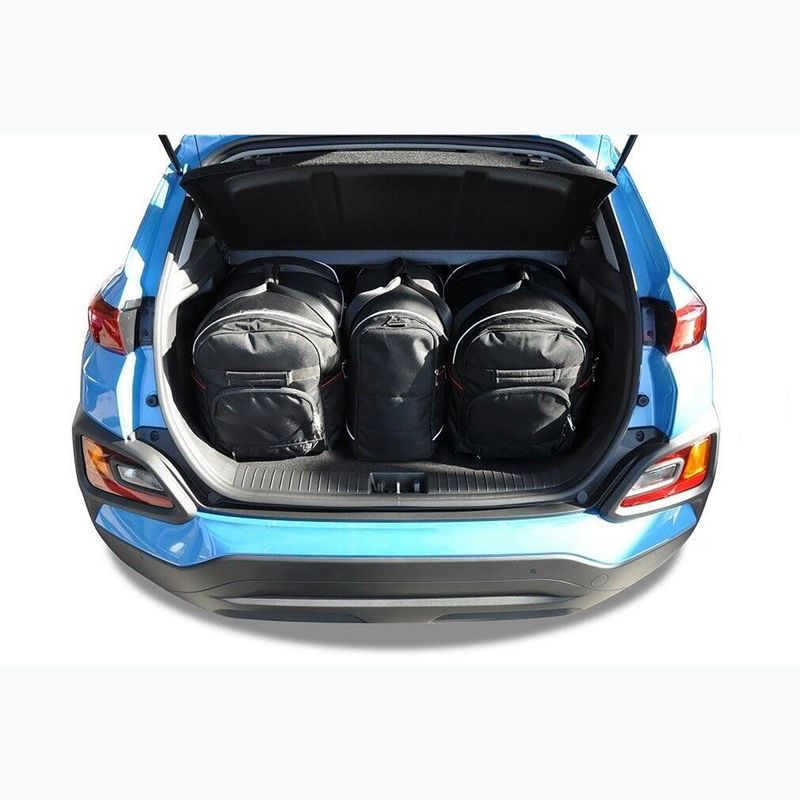 Zestaw toreb do bagażnika KJUST Hyundai Kona EV 2018-2022 3 szt. czarny 13