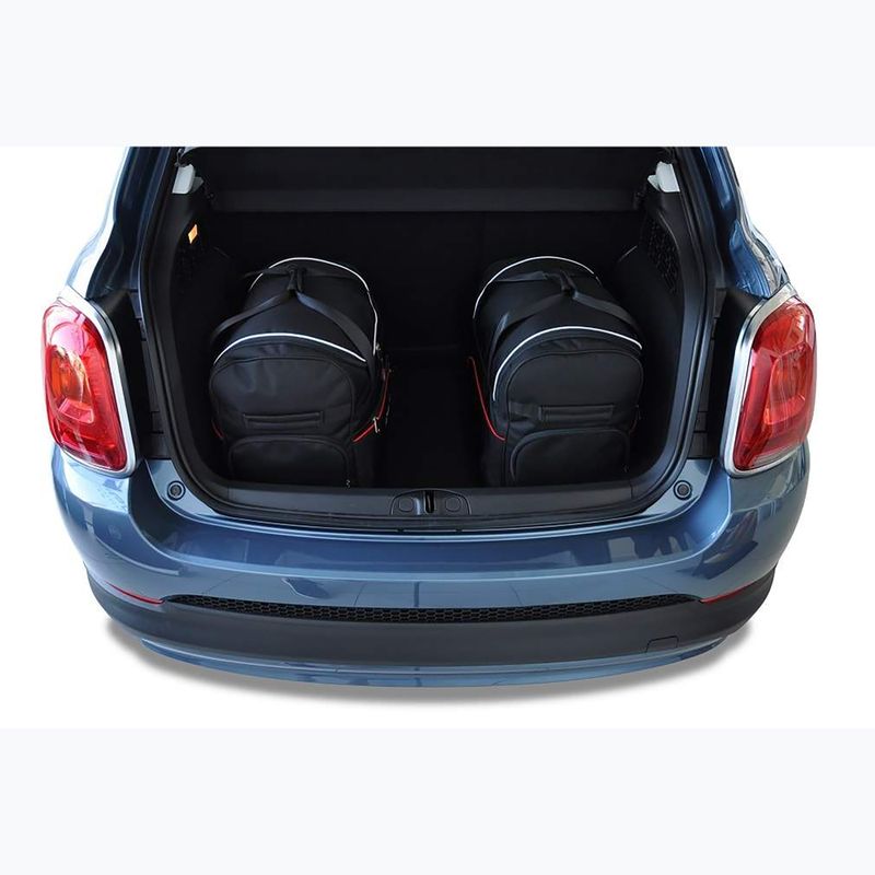Zestaw toreb do bagażnika KJUST Fiat 500X MHEV 2022+ 3 szt. czarny 15