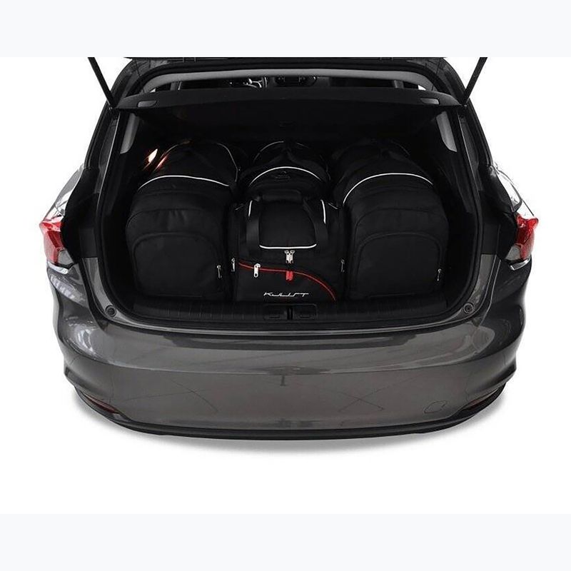 Zestaw toreb do bagażnika KJUST Fiat Tipo Cross MHEV 2021+ 4 szt. czarny 16