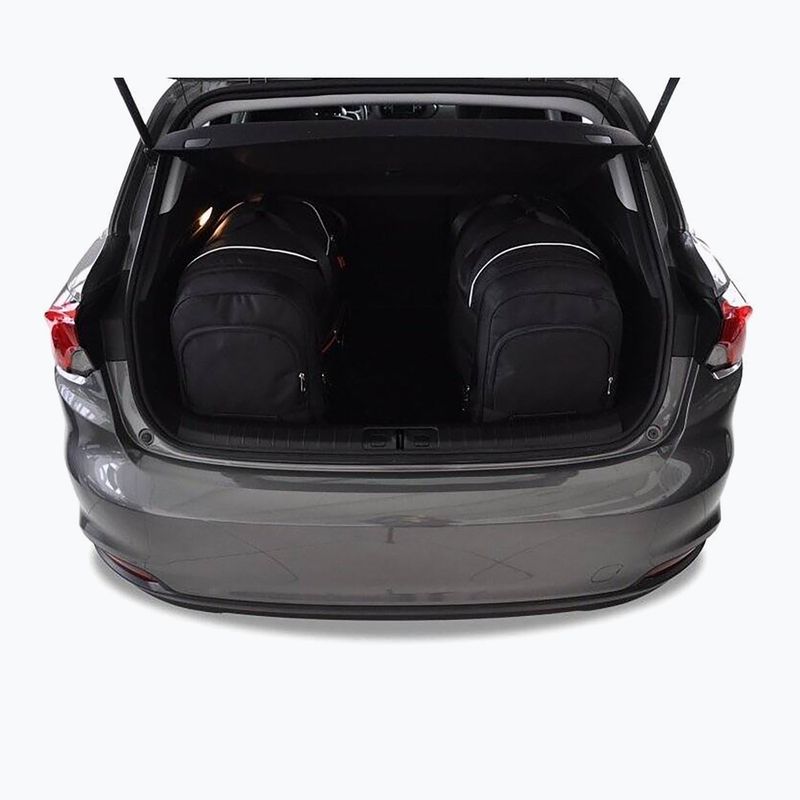 Zestaw toreb do bagażnika KJUST Fiat Tipo Cross MHEV 2021+ 4 szt. czarny 18