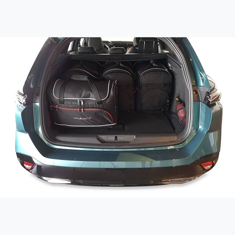 Zestaw toreb do bagażnika KJUST Peugeot 308 SW 2021+ 5 szt. czarny 14