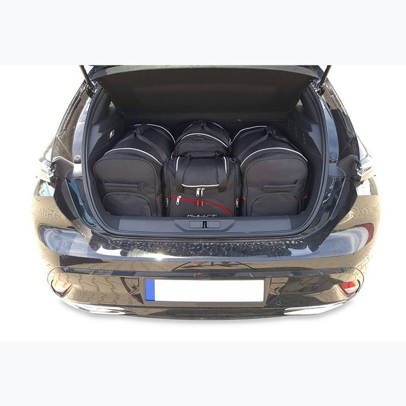 Zestaw toreb do bagażnika KJUST Peugeot 308 Hatchback 2021+ 4 szt. czarny 14
