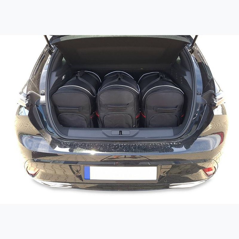 Zestaw toreb do bagażnika KJUST Peugeot 308 Hatchback 2021+ 3 szt. czarny 11