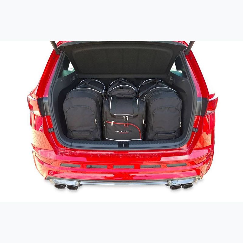 Zestaw toreb do bagażnika KJUST Cupra Ateca 2018+ lotniczy 4 szt. czarny 20