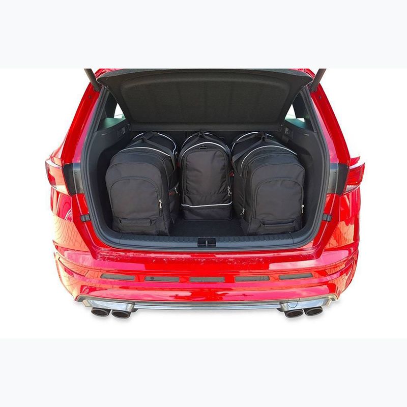 Zestaw toreb do bagażnika KJUST Cupra Ateca 2018+ lotniczy 4 szt. czarny 21