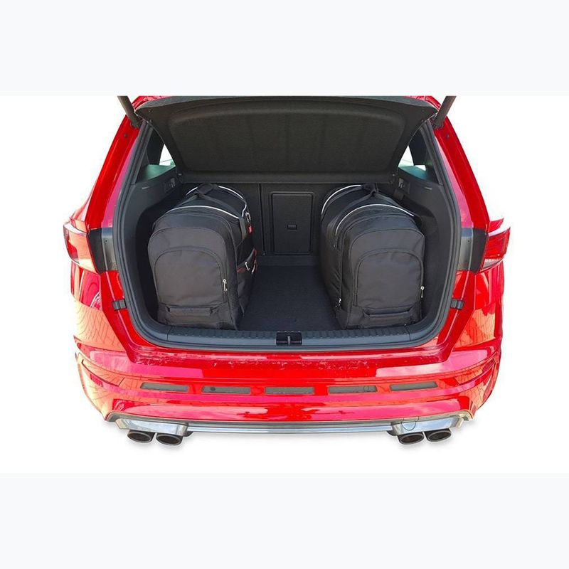 Zestaw toreb do bagażnika KJUST Cupra Ateca 2018+ lotniczy 4 szt. czarny 22