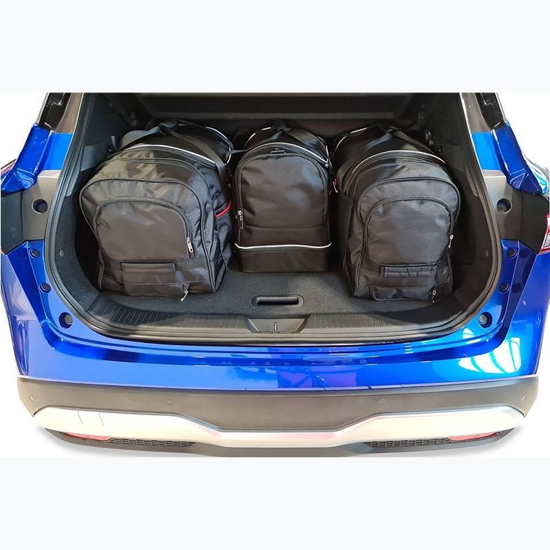 Zestaw toreb do bagażnika KJUST Nissan Qashqai MHEV 2021+ 4 szt. czarny 16