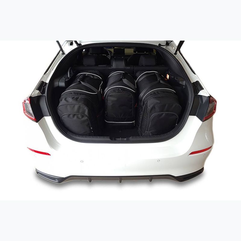 Zestaw toreb do bagażnika KJUST Honda Civic Hatchback HEV 2021+ 4 szt. czarny 15