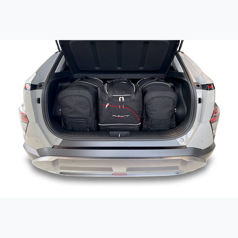 Zestaw toreb do bagażnika KJUST Hyundai Kona HEV 2023+ 4 szt. czarny 17