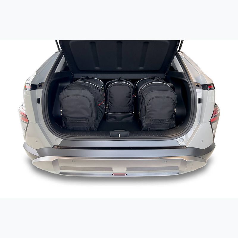 Zestaw toreb do bagażnika KJUST Hyundai Kona HEV 2023+ 4 szt. czarny 18
