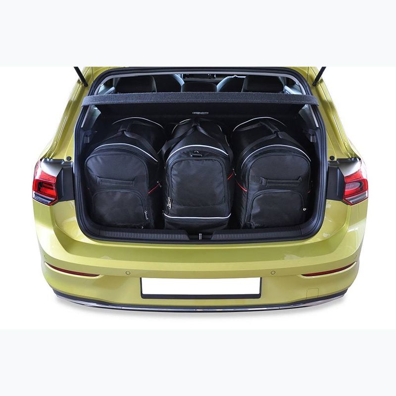 Zestaw toreb do bagażnika KJUST Volkswagen Golf Hatchback PHEV 2020+ 3 szt. czarny 14