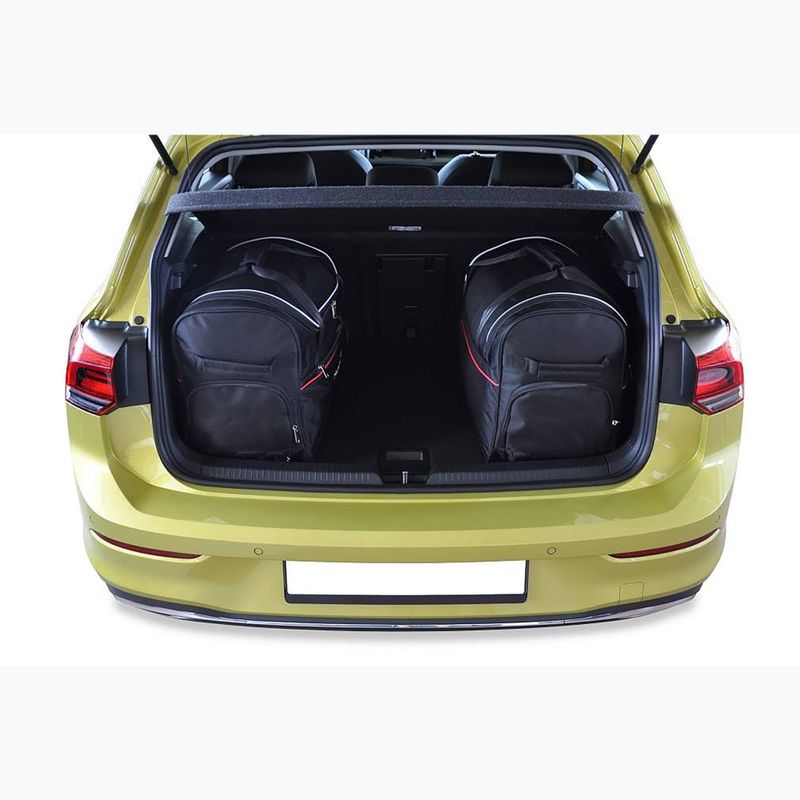 Zestaw toreb do bagażnika KJUST Volkswagen Golf Hatchback PHEV 2020+ 3 szt. czarny 15