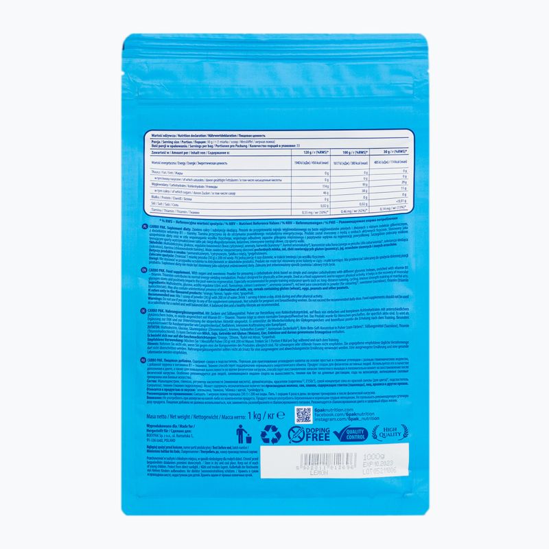 Węglowodany 6PAK Carbo Pak 1000 g lemon 2