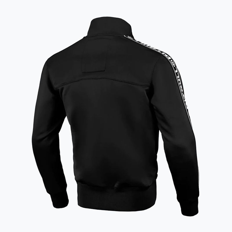 Bluza męska Pitbull Trackjacket Tape Logo Terry Group black 4