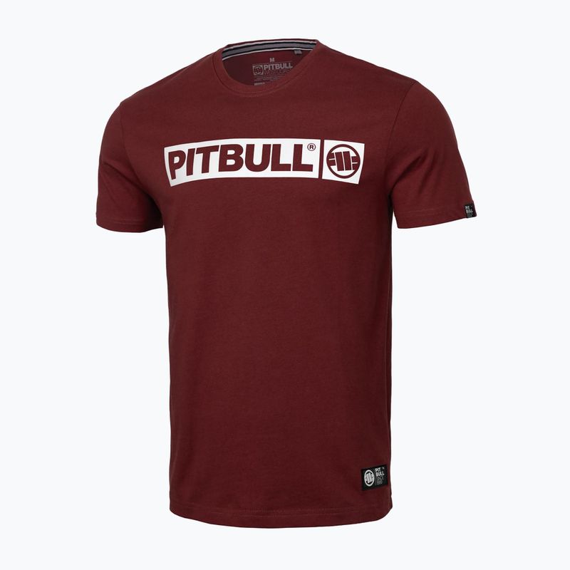 Koszulka męska Pitbull Hilltop burgundy 4