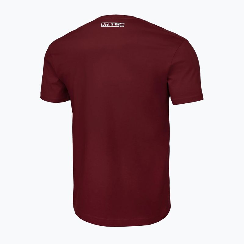 Koszulka męska Pitbull Hilltop burgundy 5