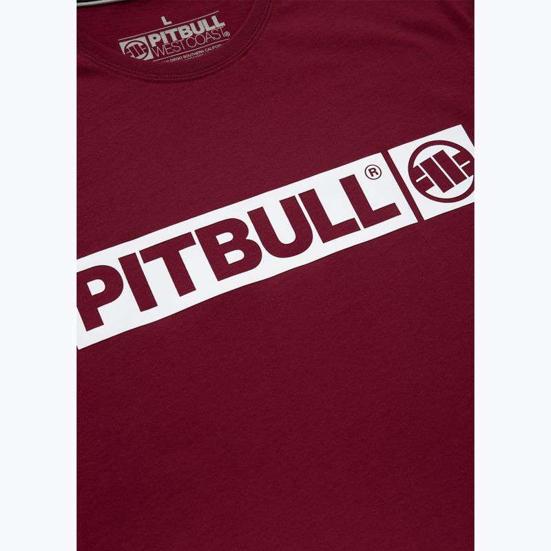 Koszulka męska Pitbull Hilltop burgundy 6