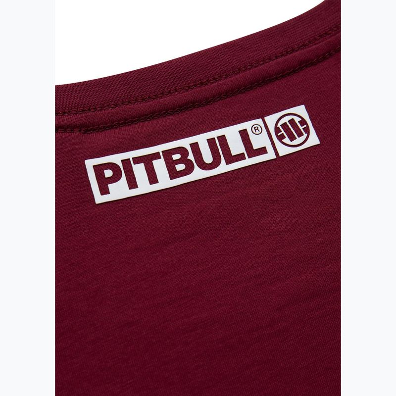 Koszulka męska Pitbull Hilltop burgundy 8
