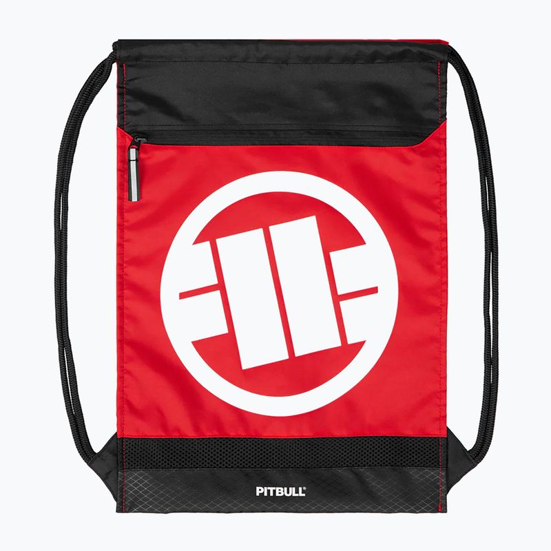 Worek Pitbull Logo 2 black/red 2