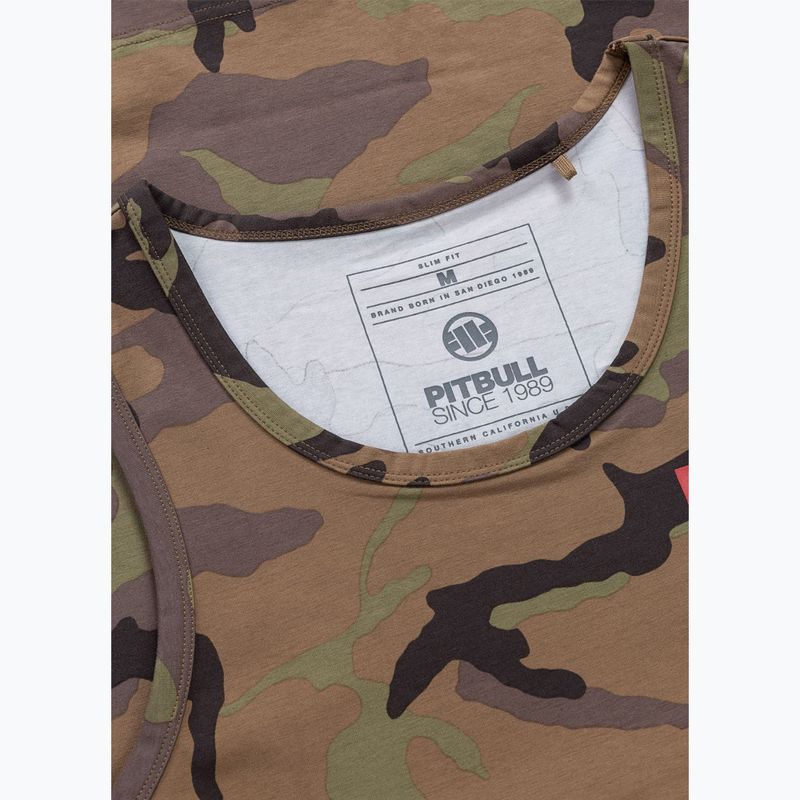 Koszulka męska Pitbull Small Hilltop Tank Top woodland camo 6
