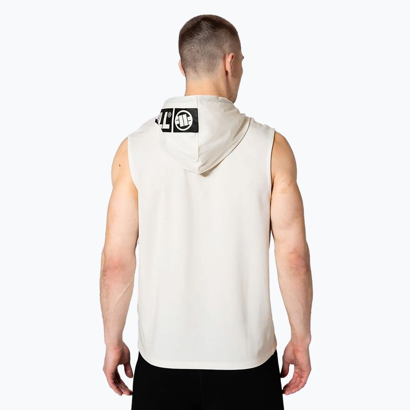 Koszulka męska Pitbull Mercado Hilltop Hooded Sleeveless white 3
