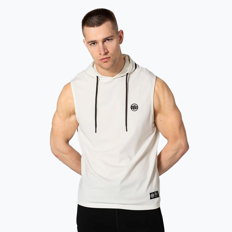 Koszulka męska Pitbull Mercado Hilltop Hooded Sleeveless white 4