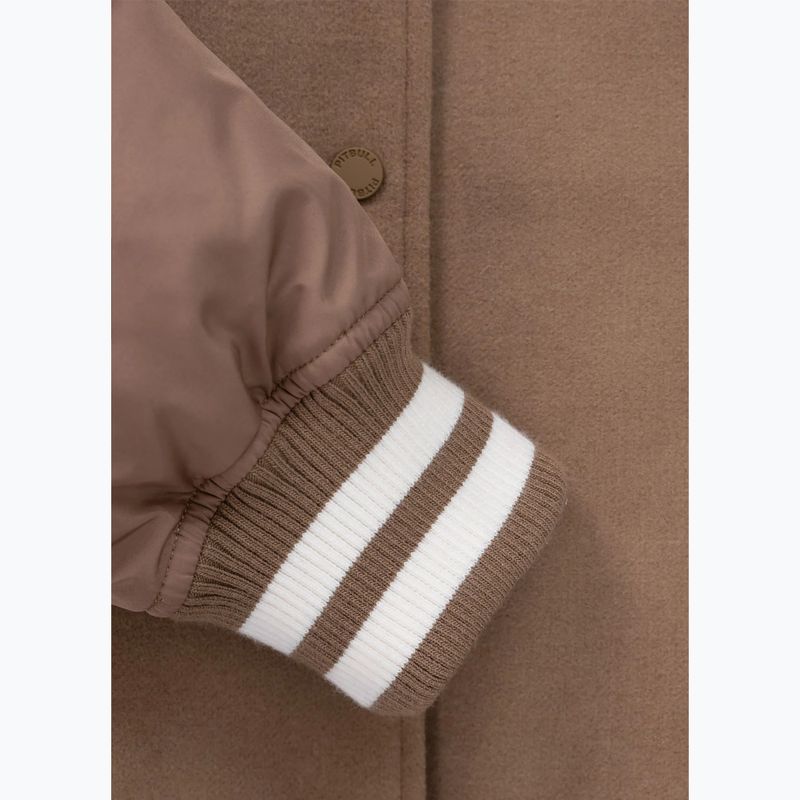 Kurtka damska Pitbull Buena Quilted Varsity brown 7