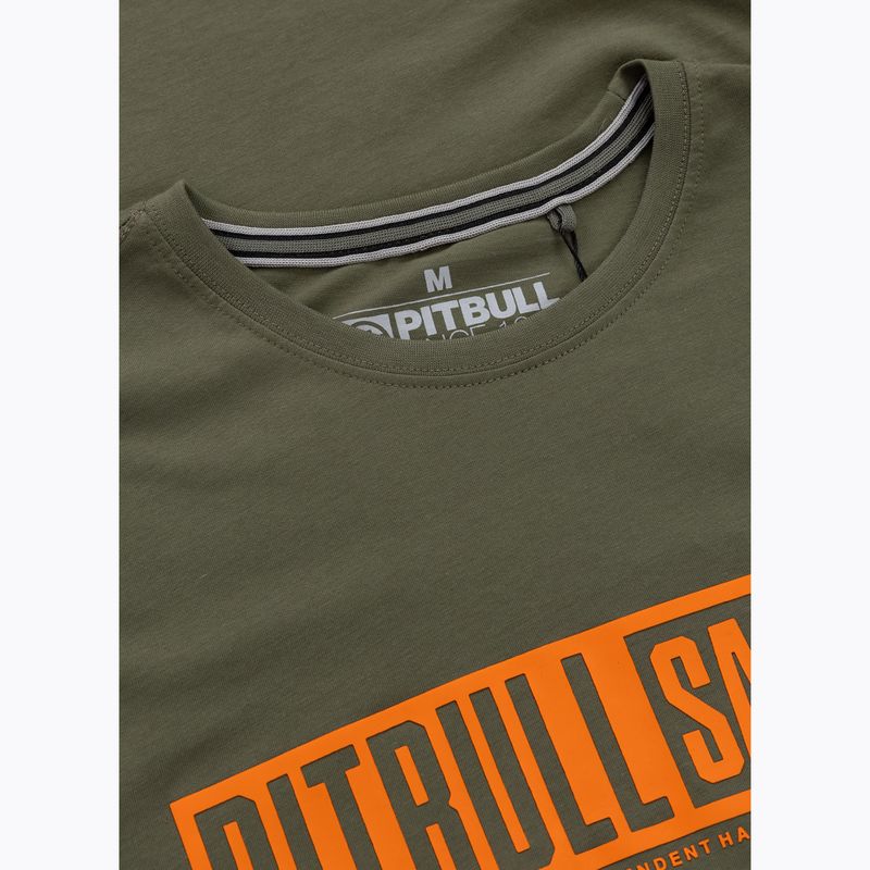 Koszulka męska Pitbull Eighty Nine Dog dark olive 7