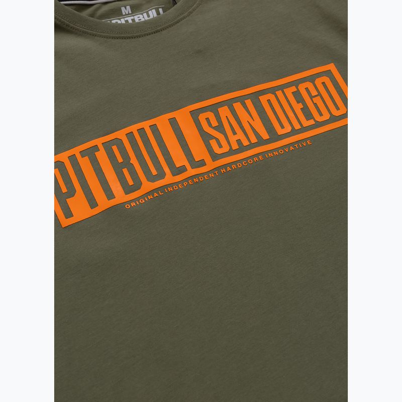 Koszulka męska Pitbull Eighty Nine Dog dark olive 8