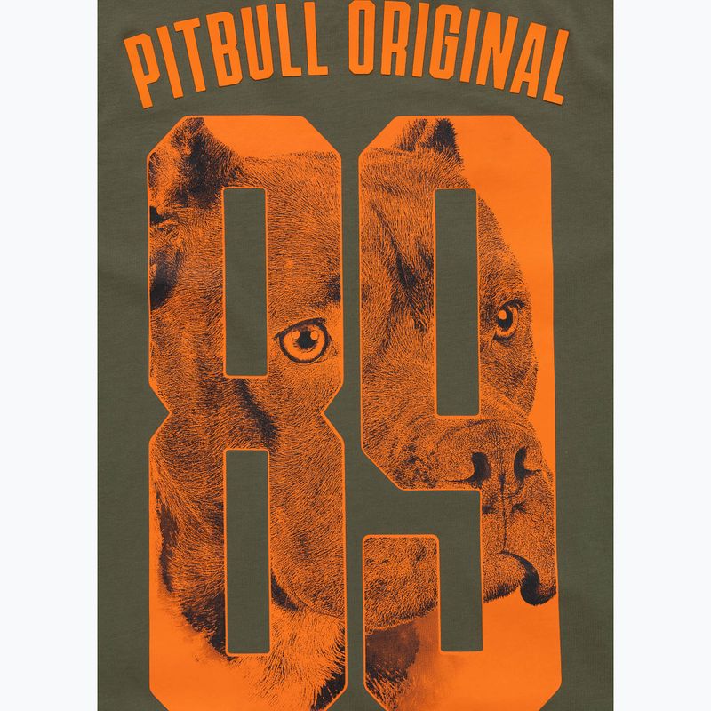 Koszulka męska Pitbull Eighty Nine Dog dark olive 9