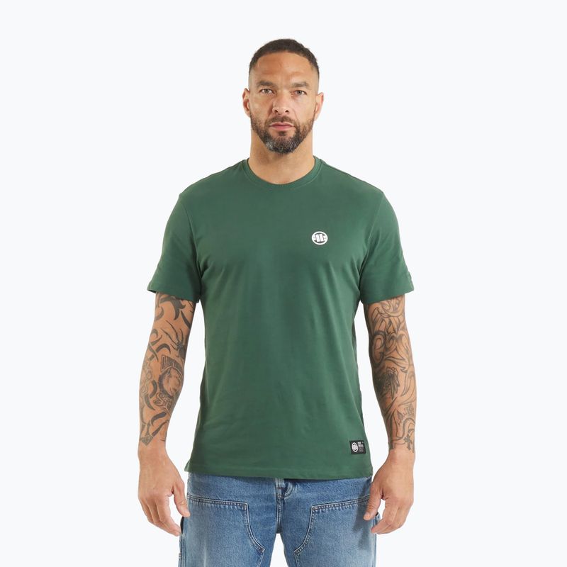 Koszulka męska Pitbull Small Logo green