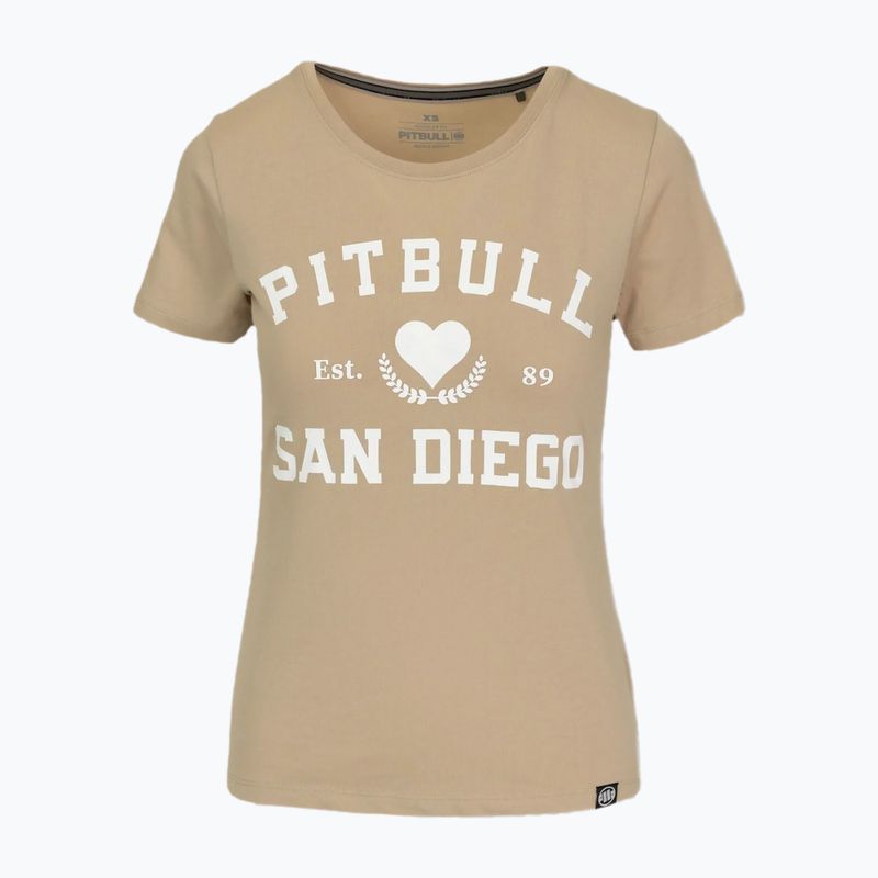 Koszulka damska Pitbull Love PB sand