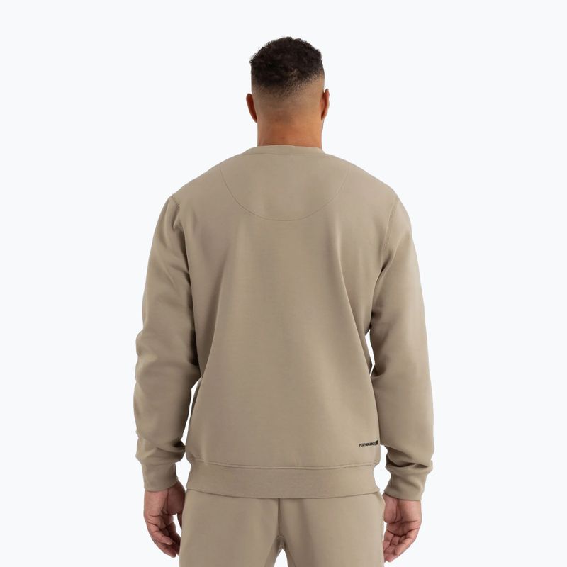 Bluza męska Pitbull Dogwood Crewneck Sweatshirt dark sand 3