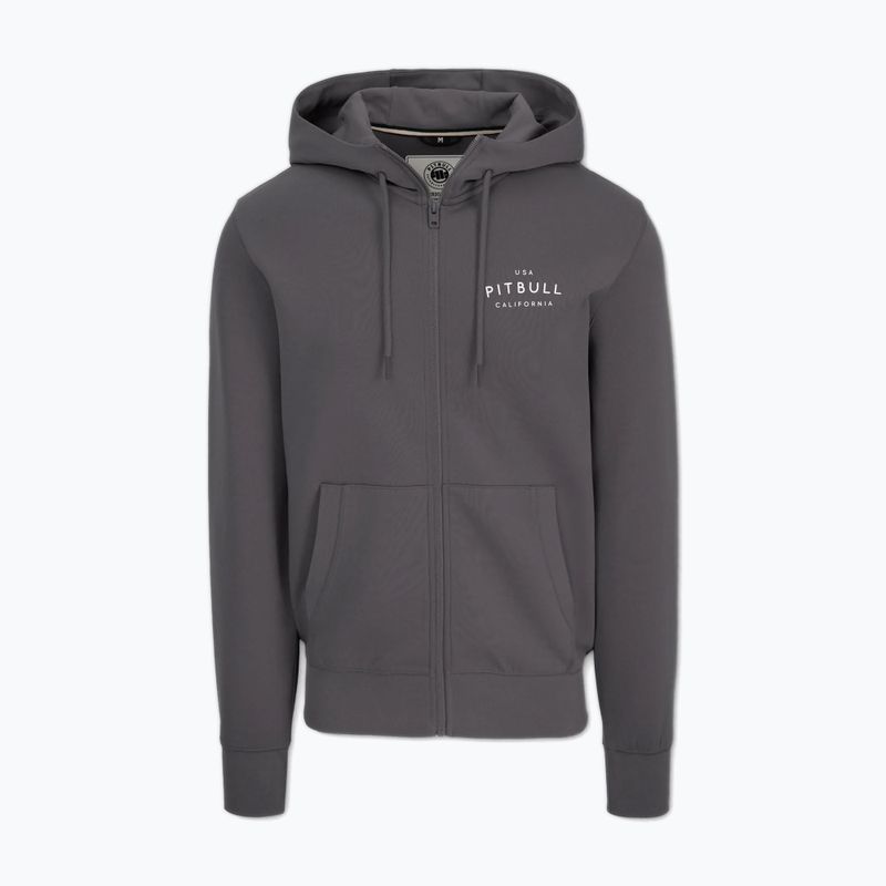Bluza męska Pitbull Sampson Hooded Zip Sweatshirt graphite 8