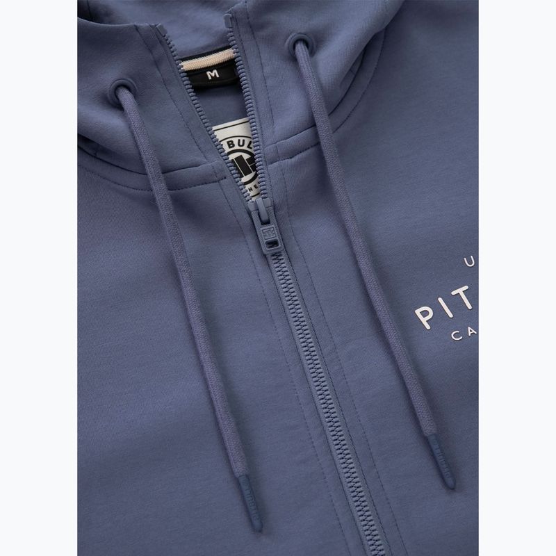 Bluza męska Pitbull Sampson Hooded Zip Sweatshirt navy jeans 7