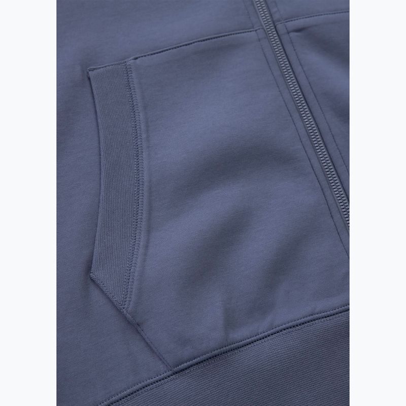 Bluza męska Pitbull Sampson Hooded Zip Sweatshirt navy jeans 11
