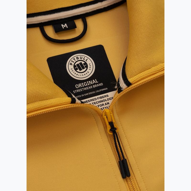 Bluza męska Pitbull Track Jacket Powers pale yellow 7