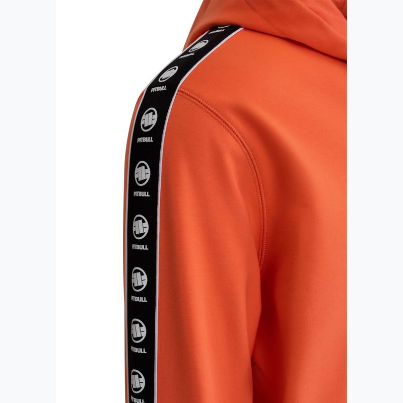 Bluza męska Pitbull Tape Nugget Hooded Zip Sweatshirt bright salmon 10