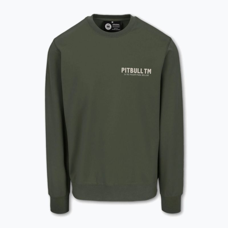 Bluza męska Pitbull Para Bellum Crewneck Sweatshirt old green 4
