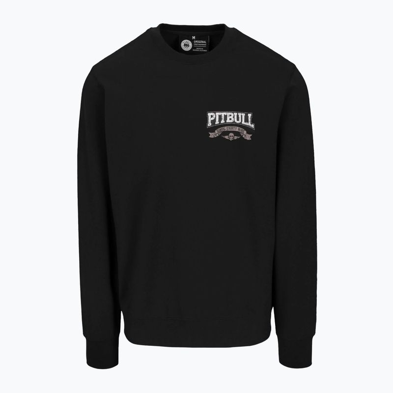 Bluza męska Pitbull Troublemaker Crewneck Sweatshirt black 4