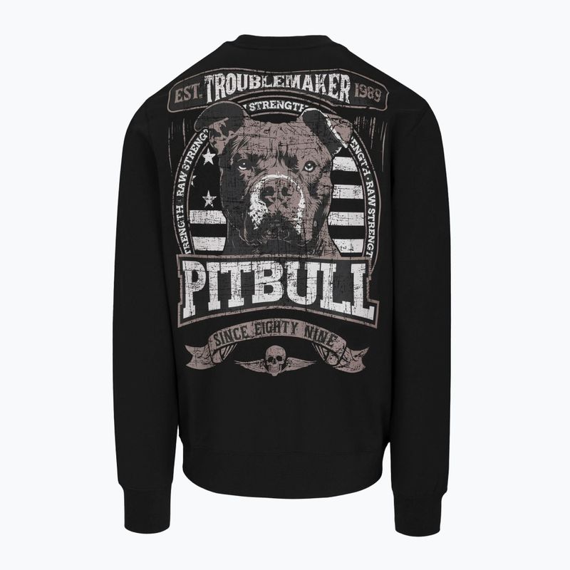Bluza męska Pitbull Troublemaker Crewneck Sweatshirt black 5